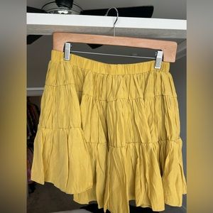 Yellow Vestique Skort in L